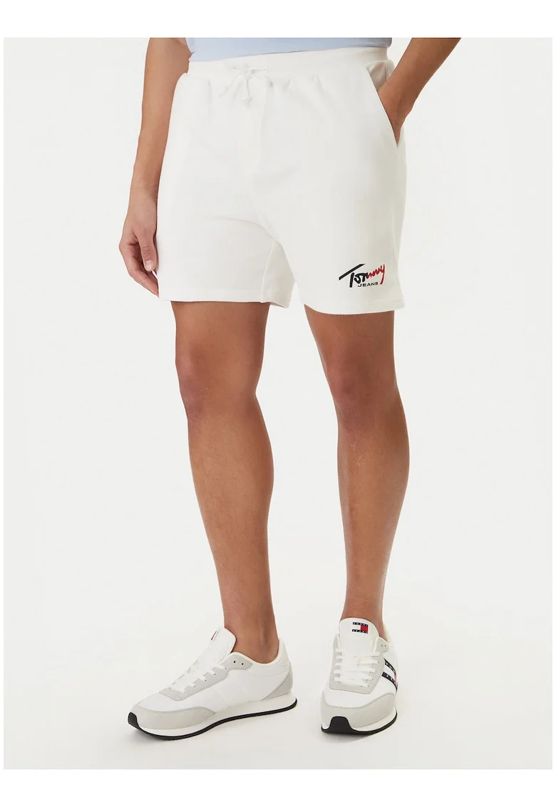 Pantaloni scurti pentru fitness cu snur de ajustare