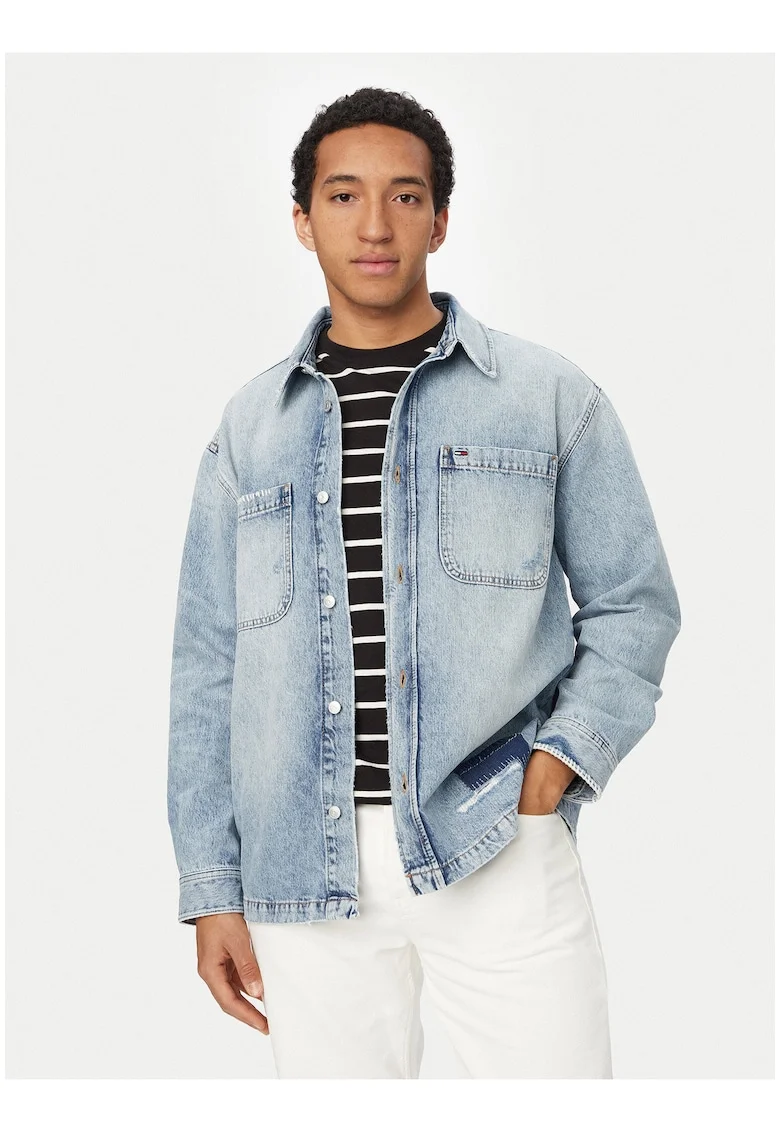 Jacheta-camasa din denim
