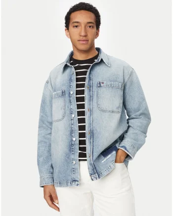 Jacheta-camasa din denim