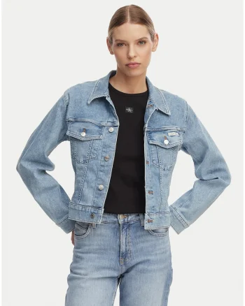 Jacheta regular fit din denim