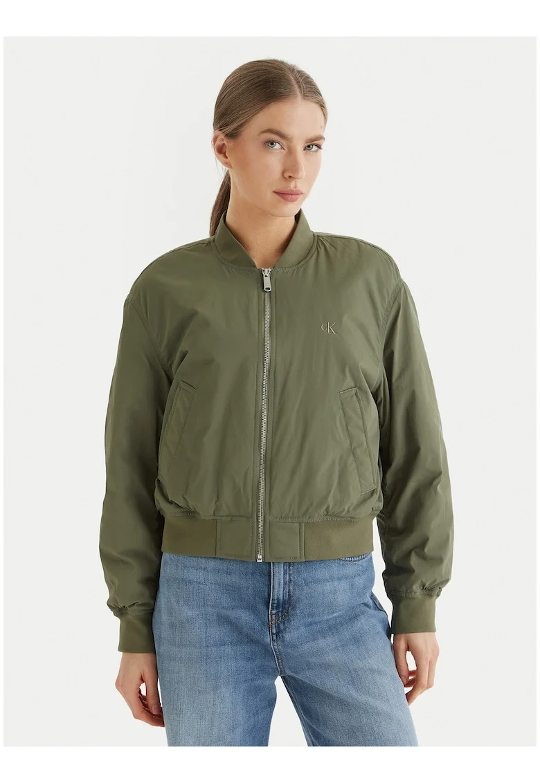 Jacheta bomber cu buzunare laterale