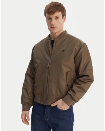 Geaca bomber cu buzunare cu clapa