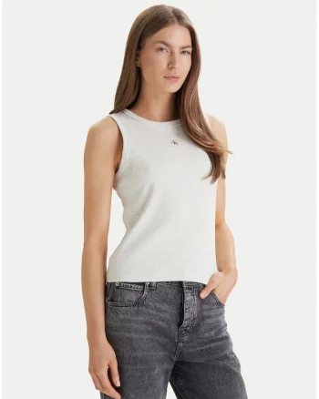 Top slim fit cu model uni