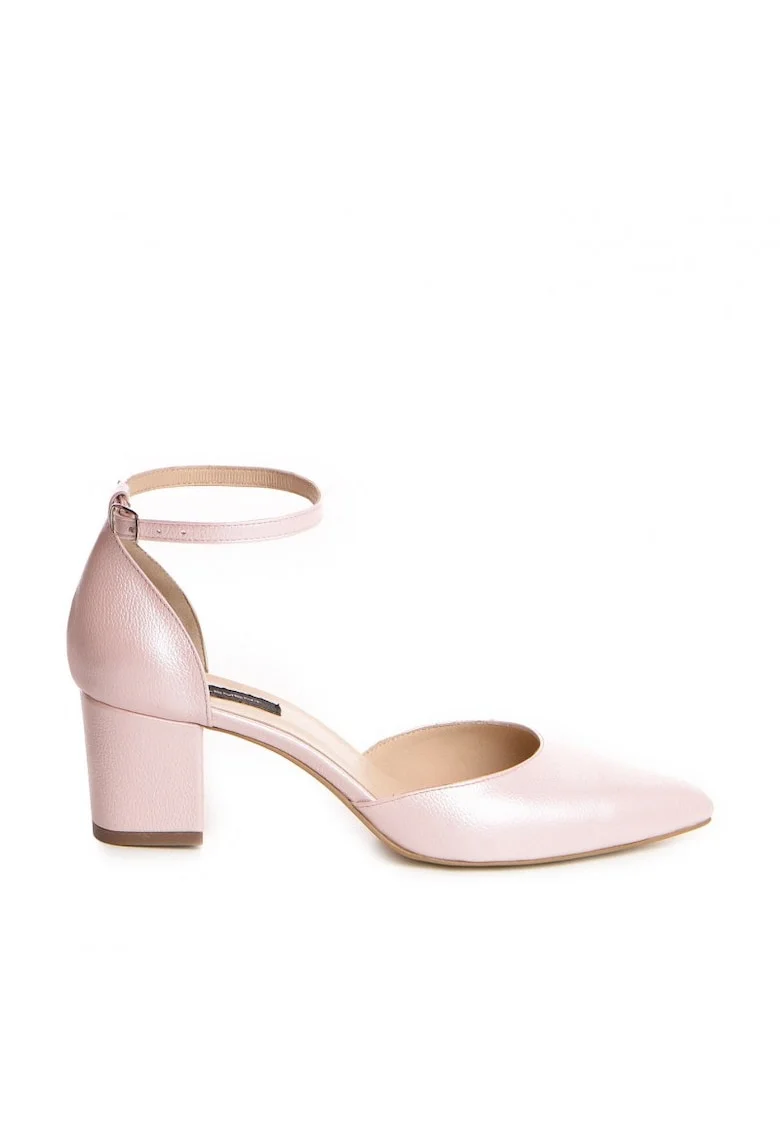 Pantofi mireasa piele naturala Rose Fancy Flats