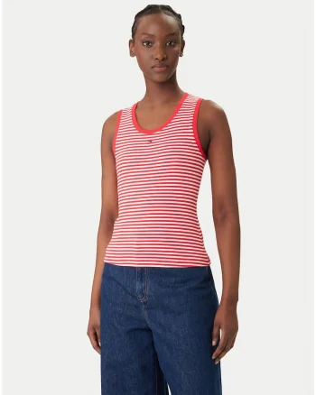 Top slim fit cu dungi,