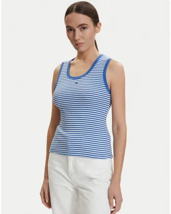 Top cu dungi slim fit,