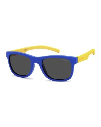 Ochelari de soare cu lentile polarizate, Galben/Albastru royal