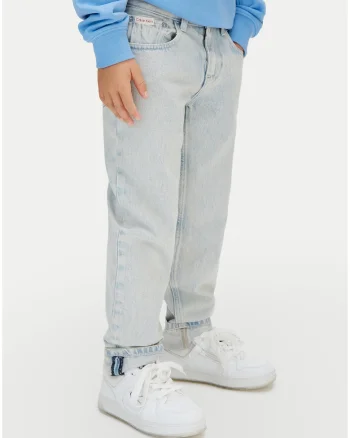 Blugi unisex cu talie medie