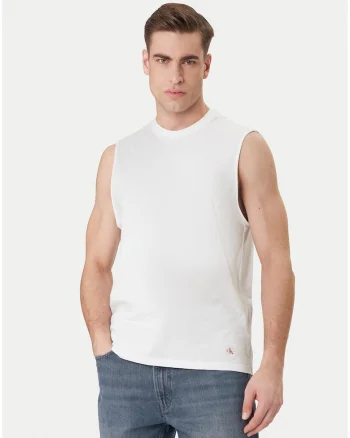Top uni slim fit din bumbac,