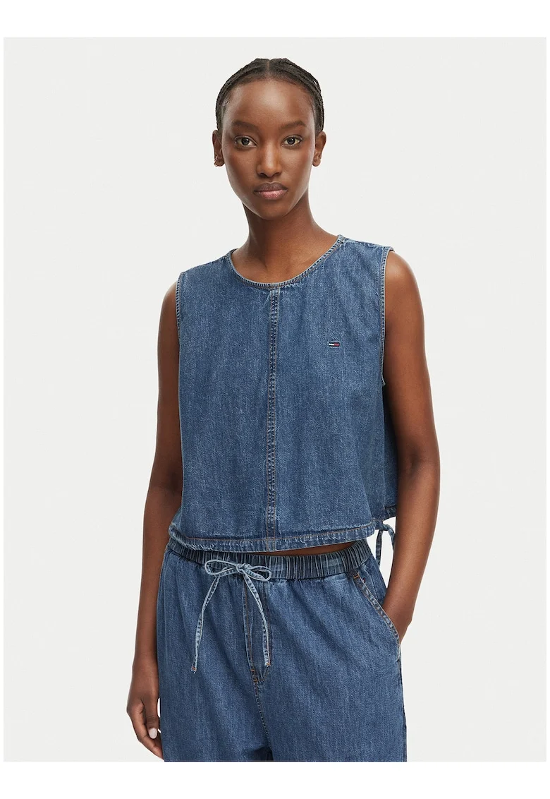 Top lejer din denim,