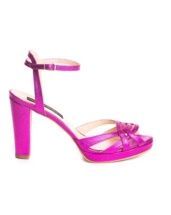 Sandale dama piele naturala Fucsia Amber