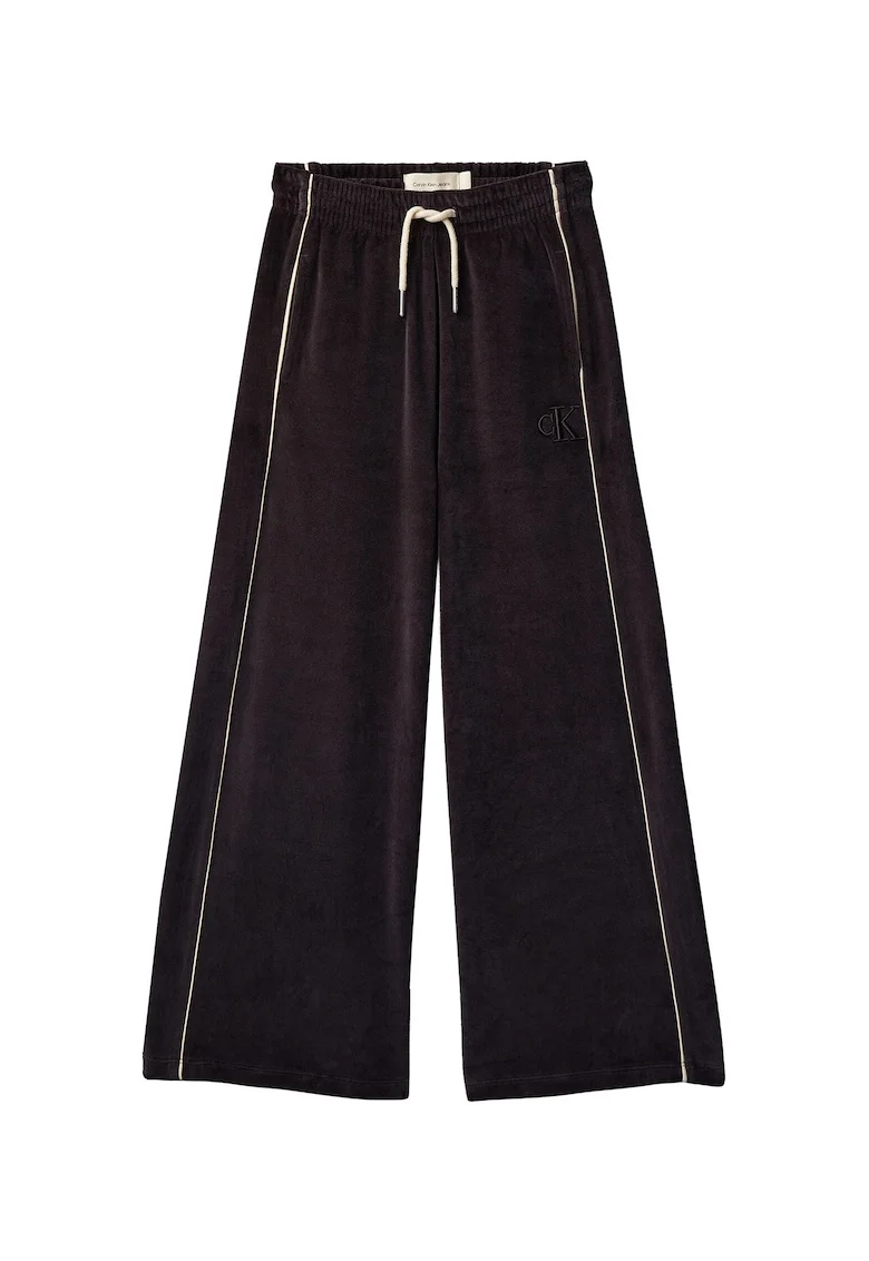 Pantaloni de trening cu snur, Negru