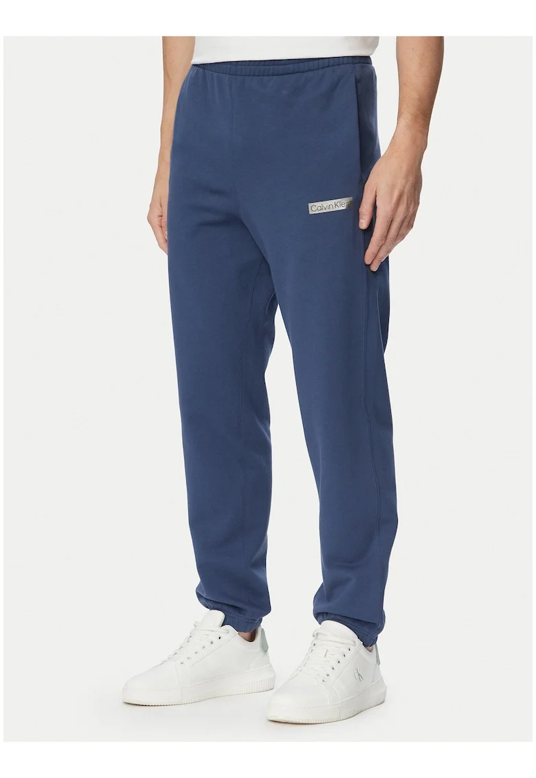 Pantaloni de trening uni din bumbac