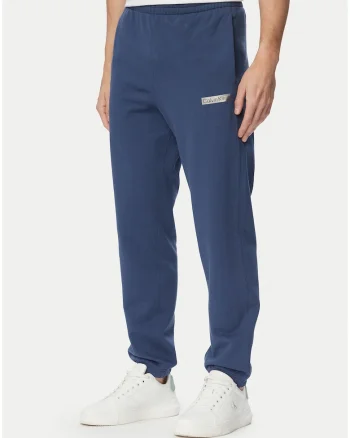 Pantaloni de trening uni din bumbac