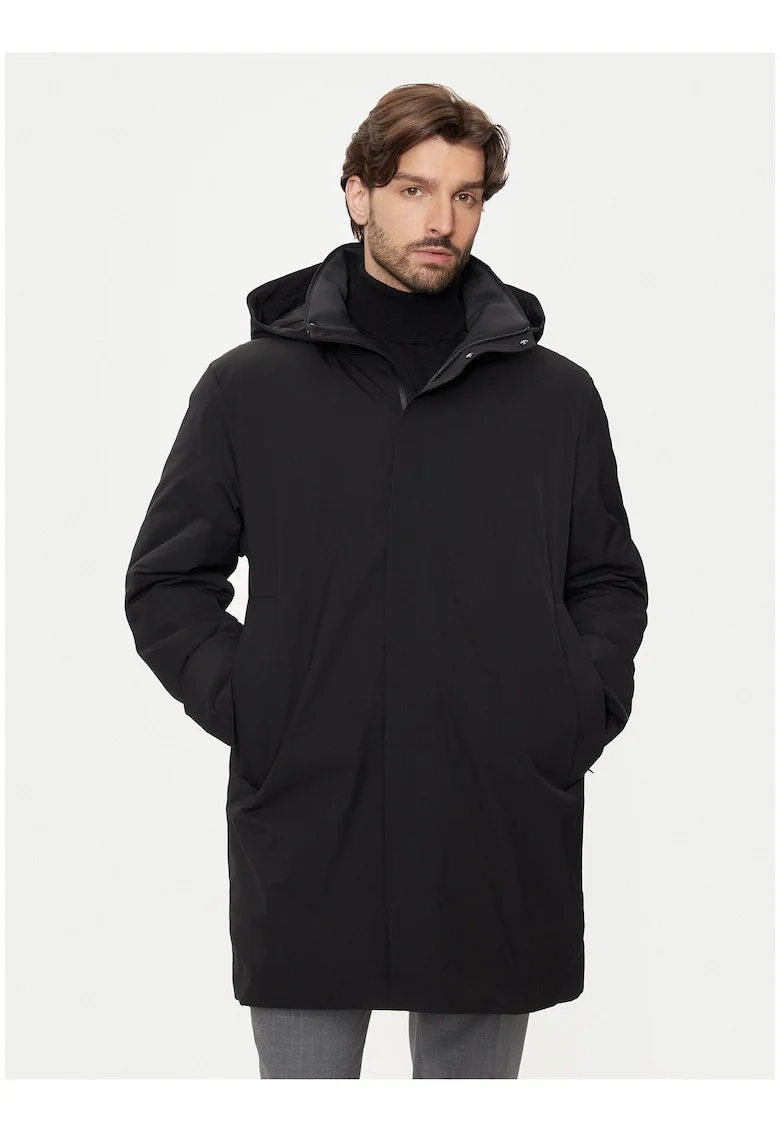 Geaca parka cu gluga,