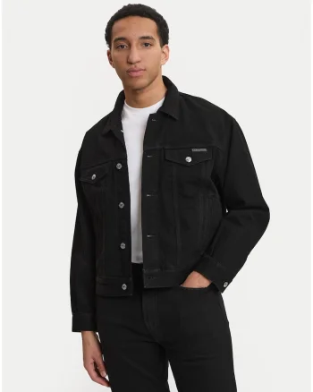 Jacheta din denim cu buzunare multiple