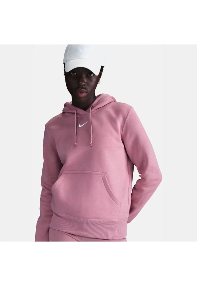 Hanorac sport dama  fleece, roz