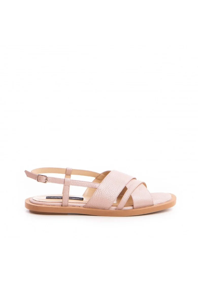 Sandale dama piele fara toc Rose Amalfi