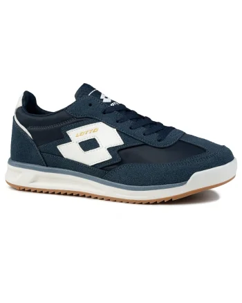 Pantofi sport barbati,  bleumarin/alb, textil/sintetic, sistem inchidere siret
