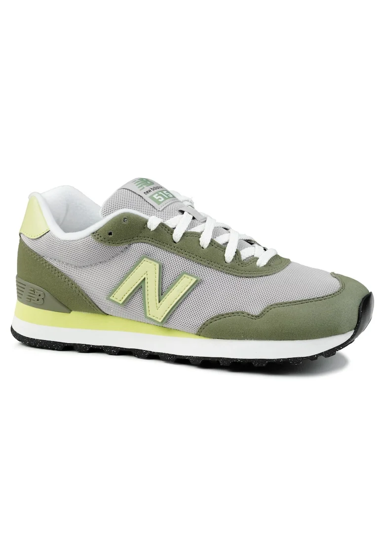Pantofi sport  gri-verde, confortabili, sintetici-textili, pentru alergare