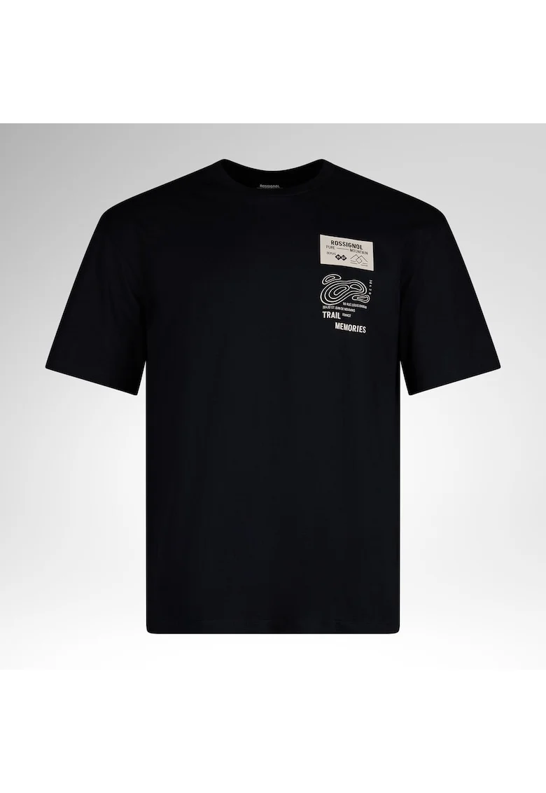 Tricou sport barbati  M GRAPHIC WATERFALL TEE, negru, Negru