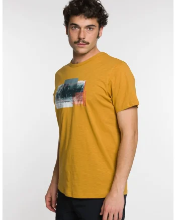Tricou sport barbati  MACKAY, galben mustar, Galben mustar