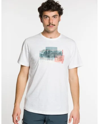 Tricou sport barbati  MACKAY, alb, Alb