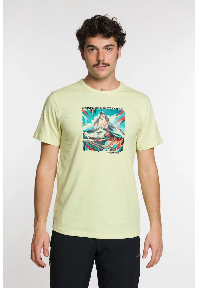 Tricou sport barbati  WARNICK, galben pal, Galben pal