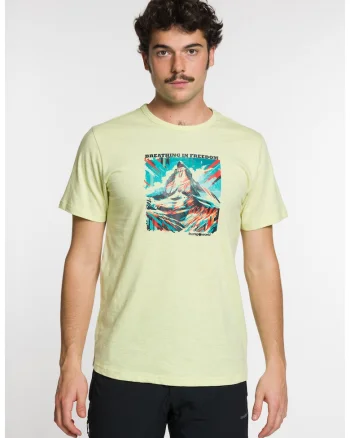 Tricou sport barbati  WARNICK, galben pal, Galben pal