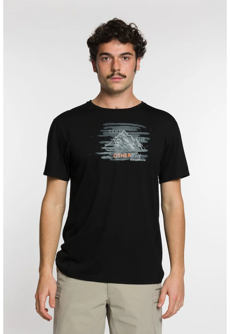 Tricou sport barbati  ARVIEUX, negru, Negru