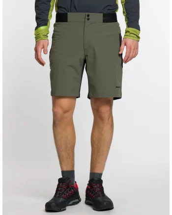 Pantaloni scurti barbati  HORNAVAN DF, verde inchis, Verde inchis