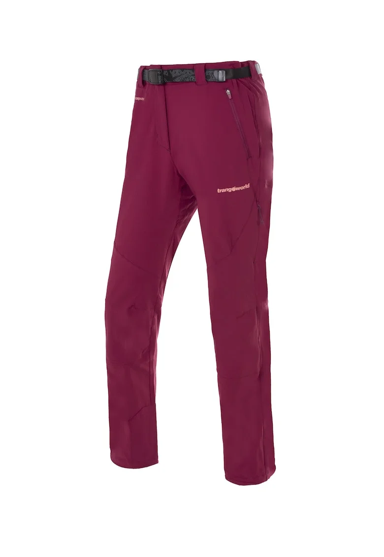 Pantaloni lungi dama  W NEDRE, roz inchis, Roz inchis