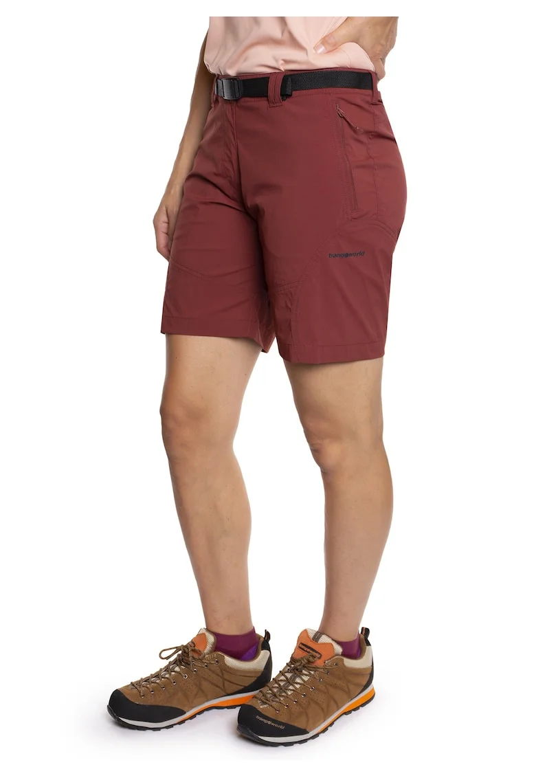 Pantaloni scurti dama  W ASSY TH, rosu inchis, Rosu inchis
