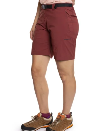 Pantaloni scurti dama  W ASSY TH, rosu inchis, Rosu inchis