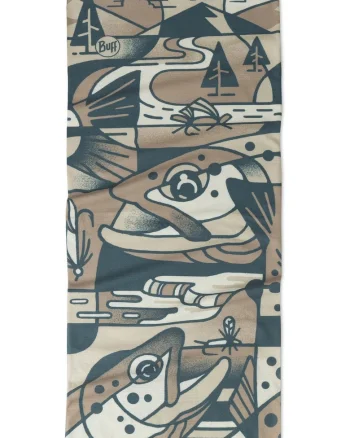Bandana  Coolnet UV, LAKE RIVER MULTI, culoare multicolor, multisport, pentru adulti, marime universala