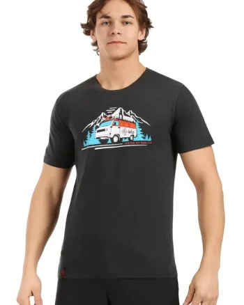 Tricou  Vibe, Negru, Negru