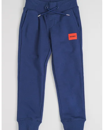 Pantaloni de trening cu talie ajustabila, Rosu/Bleumarin