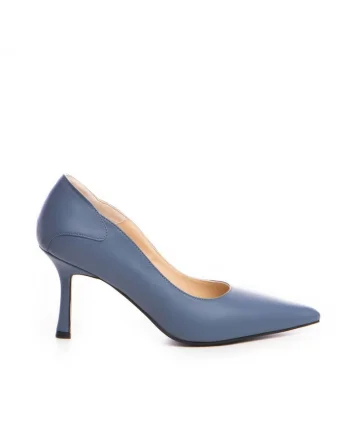 Pantofi stiletto piele naturala Bleu Jeans Elise