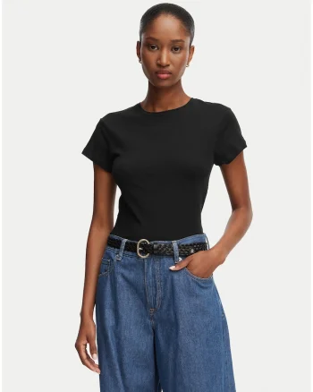 Tricou  CO SLUB SLIM SS TEE-WW0WW48702-BDS