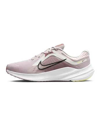 Pantofi low-top pentru alergare Quest 5, Alb/Roz prafuit