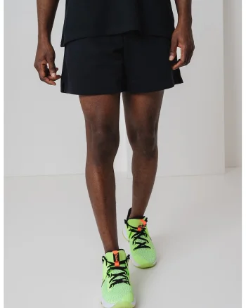 Pantaloni scurti cu tehnologie Dri-FIT, pentru fitness, Negru