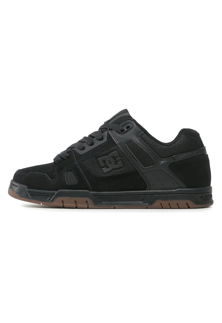 Pantofi barbati,  Sintetic, Negru, Negru