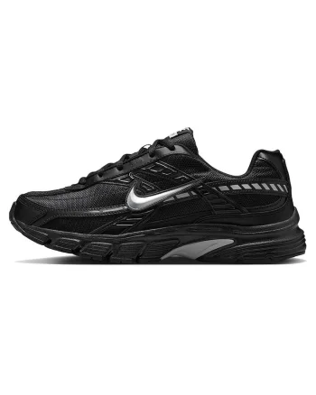 Pantofi sport Initiatior cu insertii din piele, Negru