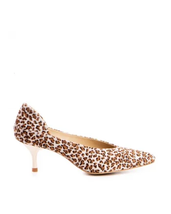 Pantofi stiletto piele naturala Print Celine