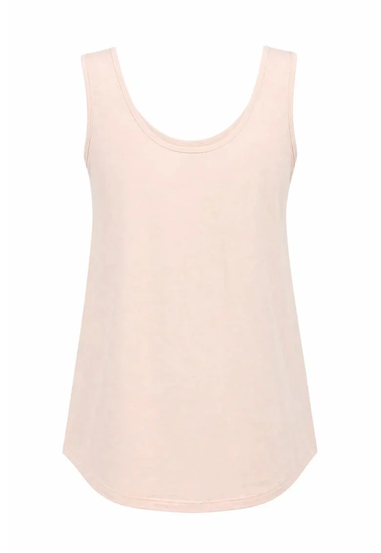 Maiou Casual,  Regular fit, Bumbac cu Lycra, Bej Natural