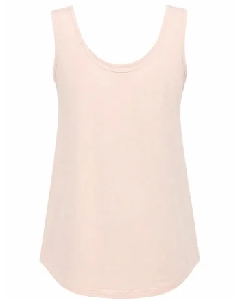 Maiou Casual,  Regular fit, Bumbac cu Lycra, Bej Natural