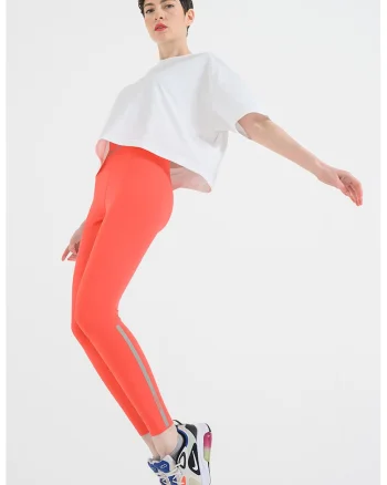 Colanti cu talie inalta pentru fitness, Coral