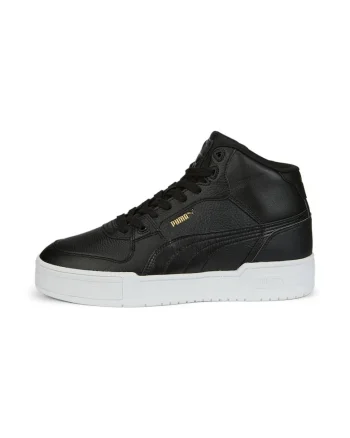 Pantofi sport dama  Ca Pro Mid, semi-inalti, piele, negru,