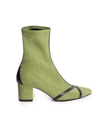 Ghete Dama Piele Naturala Verde Kylie
