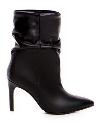 Botine dama Piele Naturala Negru Vera